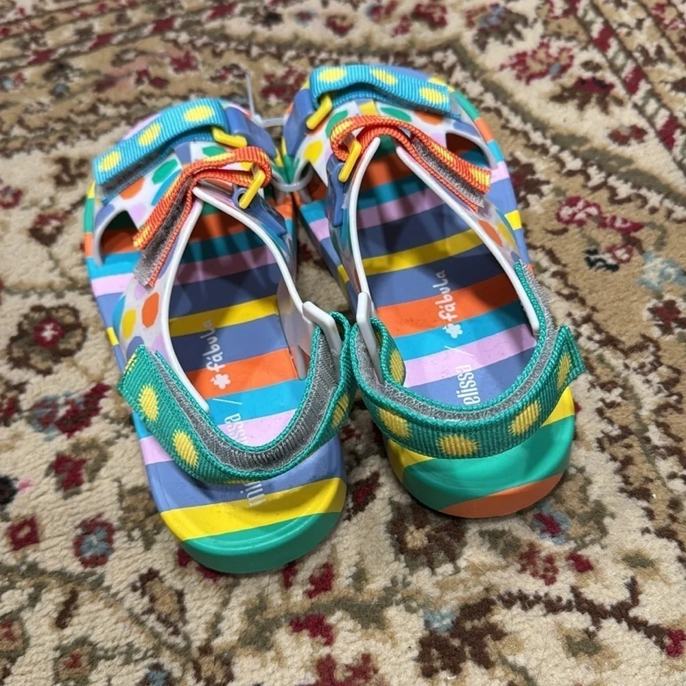 mini melissa pingpong & fabula girls shoes